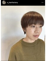 エヌヘアーファクトリー(n hair factory)&nbsp;マッシュショートレイヤー