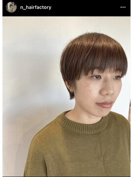 エヌヘアーファクトリー(n hair factory) マッシュショートレイヤー