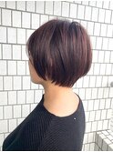 ボブ感を残した大人ショート♪
