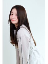 ユニックス 赤羽店(UNIX)&nbsp;小顔に見せるうる艶ロング[ニュアンスカラー/グレージュカラー]