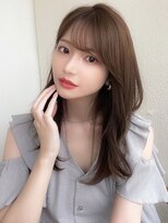 アフロート ディル(AFLOAT D'L) 大人かわいい小顔セミロングレイヤーカットAライン