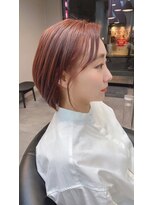 ドゥマン(Demain)&nbsp;★コーラルベージュボブルフカールナチュラルカール小顔カット