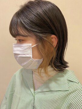 イーストハムネオ(EAST HAM NEO) ボブ×イヤリングカラー/ブロンド