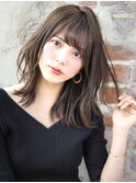 ブルベイエベ◎垢抜けシースルー☆愛されミディアム　新宿代々木