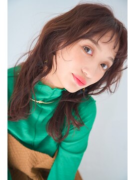 リトル エメ 仙台2号店(little×aimer) ベビーバングウルフパーマ