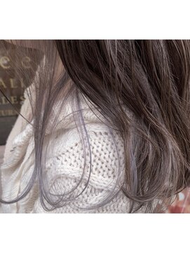 クオーレ(CUORE) インナーカラー　ラベンダーアッシュ