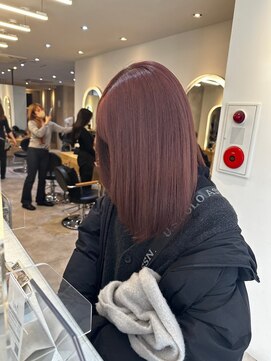 ジーナ 札幌大通(Zina) 髪質改善*暖色カラーストレート*美髪【Zina 大通】