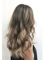 オーブ ヘアーノーブル 福津店(AUBE HAIR noble)&nbsp;バレヤージュハイライトのミックス