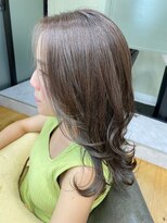 カームバイリコ 学芸大学(calm by liko) 前髪/マチルダボブ/ピンクベージュ/インナーグレージュ/学芸大学