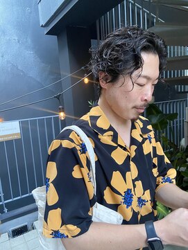 パープル(PURPLE) メンズパーマ☆