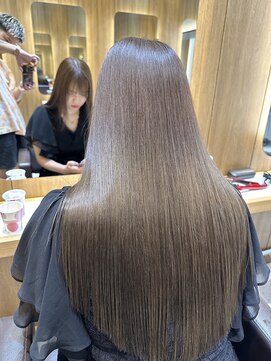 アレンヘアー 松戸店(ALLEN hair) 極ツヤグレージュ【ブリーチなしカラー/松戸】