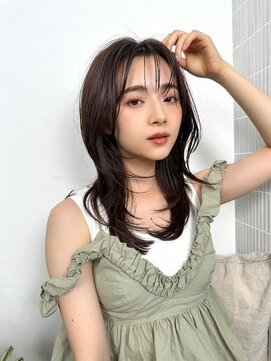 ラフィス ヘアー シュヴァル 熊本店(La fith hair cheval) 【La fith】シアーブラック×レイヤー