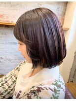 ゴーシェン 津田沼本店(Goshen)&nbsp;しっとりモーブボブスタイル