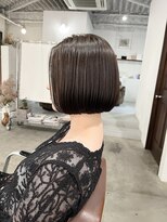 アオゾラヘアーカミノウラ(AOZORA HAIR kaminoura) スリークボブ＊シンプルストレート