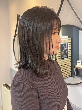 ジアン バイ ミルボン 西宮ガーデンズプラス(GIEN by milbon) 透明感/暗髪カラー/ショコラブラウン/福原 浩一