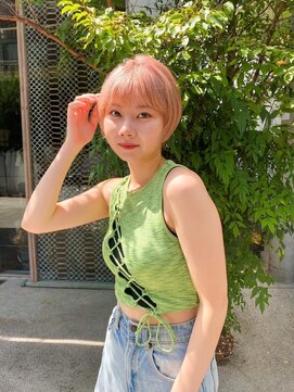アンバー 池袋(amber) 夏におすすめのハイトーンショート[池袋/竹沢］