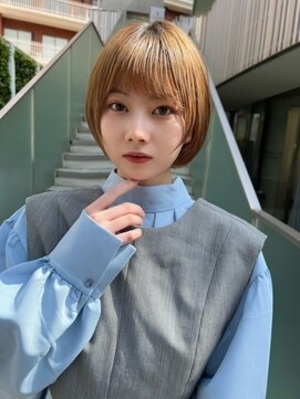 アンバー 池袋(amber) 切りっぱなしボブ/レイヤーボブ/ハイトーンカラー[池袋駅]