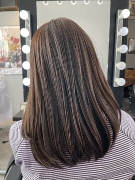 シャロン(SHARON) 【SHARON原宿】透明感×黄味消し×パープルブラウン×レイヤー