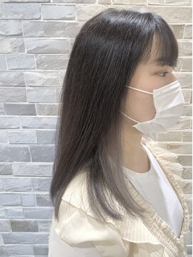 ソワン ドゥ ブレス 立花店(soin de brace) デザインカラー/小顔/似合わせカット/ダークアッシュ【高嶋仰】