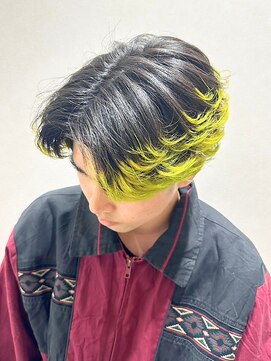 アリープパロット(ALEAP parrot) メンズ/マーキングカラー/イエロー【ALEAP parrot/多賀】