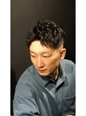 【ショートウェーブパーマ】フェード ビジネス