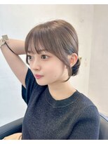 結んでも可愛い顔まわりカット【自由が丘】