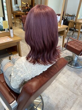 ルシュカイチマルニ(Rasca102) ラベンダーピンク/くすみピンク/くびれヘア/