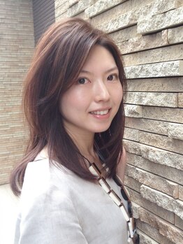 ディライト(DELIGHT)の写真/より自然に、真っ直ぐ過ぎないナチュラルな柔らかいストレート！忙しい毎朝も扱いやすいスタイルで時短に＊