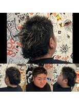 サンアンドマーリィズバーバー 駅前店(SON&MARLEY'S BAR BER)&nbsp;個性が欲しい方必見！襟パーマソフモヒ/マレットヘアー