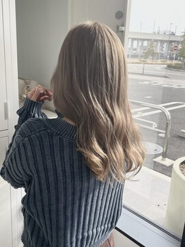 ノートエートル 西金沢(Nought etre) 20代/30代/ミルクティーベージュ/ハイトーンカラー/ケアブリーチ