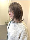 透け感オリーブグレージュ