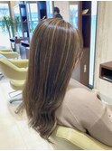コントラストハイライト 仙台 岩切 20代30代 ミルクティー