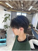 横顔イケメン！ラウンドセンターパート！