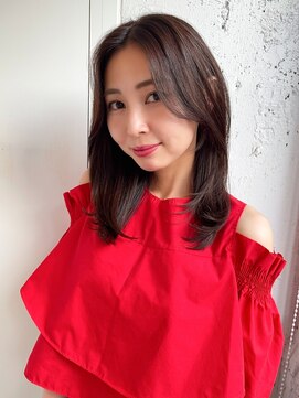 ロイズ 自由が丘(Roys) 【Roys 自由が丘】セミロング/レイヤー/髪質改善/30代40代
