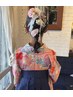 【小学生卒業式】袴着付け＋ヘアセット
