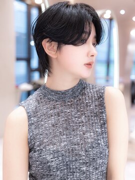 イルハバナ 渋谷(ill HAVANA) 20代30代大人かわいい/斜めバング/グレージュカラー/小顔/前髪