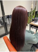 艶ボルドー系レッド系カラー