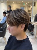 毛流れしっかりフェザーっぽ2wayマッシュ