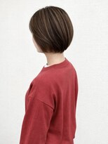 ウル(ulu)&nbsp;ショートボブ　白髪ボカシハイライト　ダブルカラー　名東区