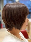 ミセス 前下がりボブスタイル グラデーションボブスタイル