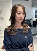 ケアカラー似合わせカット[表参道ダブルカラーケアブリーチ]