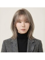 アームスヘアー 狭山ヶ丘店(arm's hair)&nbsp;【狭山ヶ丘】ハイトーンを変える。髪質改善で叶えるミルクティー