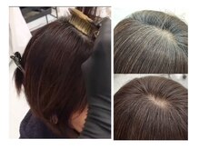 プラザヘアー 西神中央店の雰囲気（ゼロテクカラー☆薬剤を頭皮につけず、根元ギリギリで塗布します）