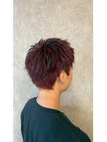 パーミル ヘア クマモト(permille ‰ hair Kumamoto)&nbsp;レッド×メンズショート
