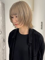 ムーン バイ ケンジ(moon by KENJE)&nbsp;ミルクティーベージュ×ハッシュカット