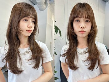 シップアンドエクラート 大船店(SHIP&ECLART)の写真/顔周り＆前髪カットはレイヤーカットで小顔に！韓国くびれヘア/ショート/ボブまで、動きのある抜け感を演出