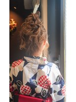 花鳥風月 夏祭り浴衣ヘアセット