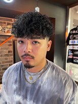 MEN'S DAMDEE TOKYO 柏店【ダムディー】バーバー/フェード/メンズパーマ/理容室/眉毛&nbsp;ニュアンスパーマ/ニュアンスウルフ/スペインカール[柏/理容室]