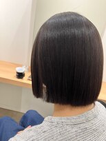 アトレ 福岡大名店(attrait)&nbsp;透明感のあるブラウンボブ × 艶髪トリートメント