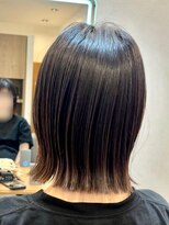 スーリール 戸畑店(Sourire)&nbsp;艶感たっぷりのナチュラルストレートボブ20代黒髪